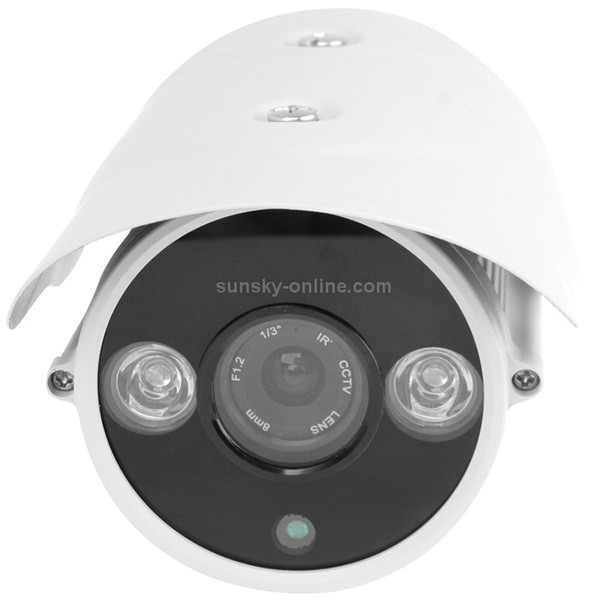 1 / 3 inch SONY 420TVL 8mm Fixed Lens Array LED & Waterproof Color Box CCD Video Camera, IR Distance: 30m(White)