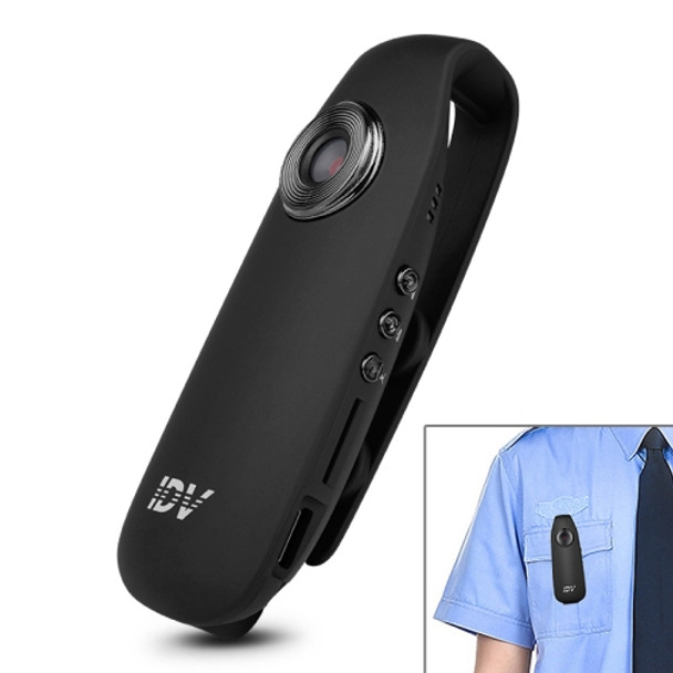 IDV 007 HD 1080P Clip Design Law Enforcement Recorder Portable Mini Monitoring Recorder, Support Motion Detection & TF Card (Max 128GB)