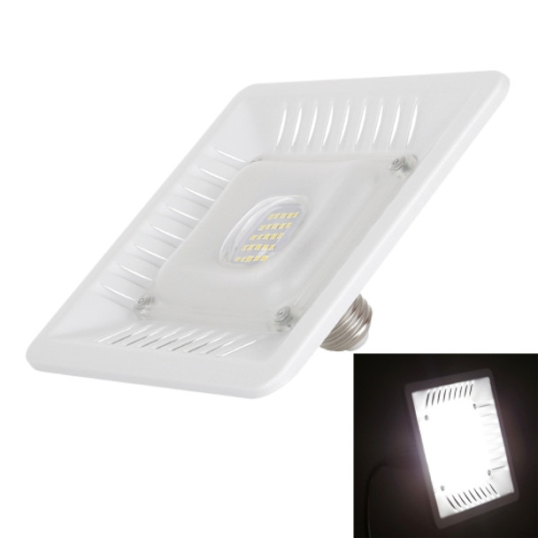 E27 20W LED Flood Light, 6000-6500K 2000 LM 25 LEDs SMD 2835 LED Aluminum Lamp, AC 85-265V (White Light)