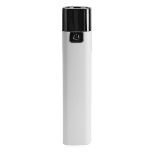 Mini Portable Lipstick Style Rechargeable LED Flashlight (White)
