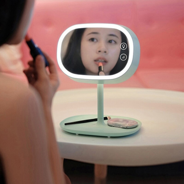 OneFire 1.32W 150 LM Multi-function Touch Switch Rechargeable Makeup Mirror LED Desk Lamp Night Light, DC 5V(Mint Green)