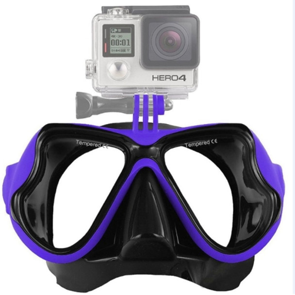 Water Sports Diving Equipment Diving Mask Swimming Glasses for GoPro HERO10 Black / HERO9 Black / HERO8 Black / HERO7 /6 /5 /5 Session /4 Session /4 /3+ /3 /2 /1, Insta360 ONE R, DJI Osmo Action and Other Action Cameras(Blue)