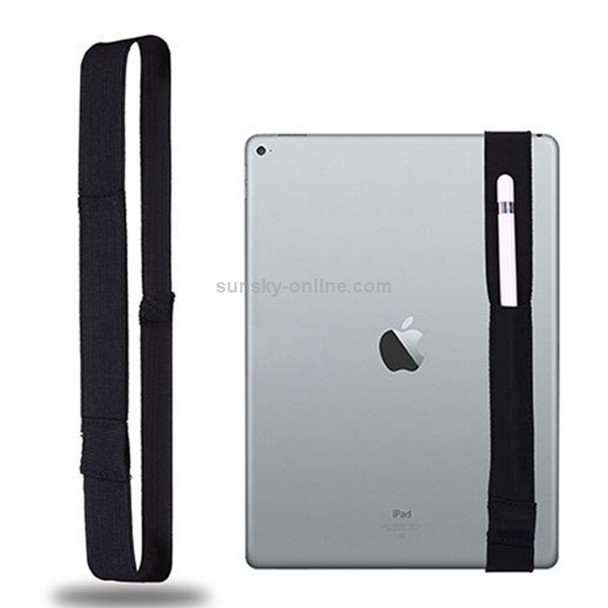 For Apple Pencil / iPad 12.9 inch General High Elastic Band Apple Pencil Band Protective Bag(Black)