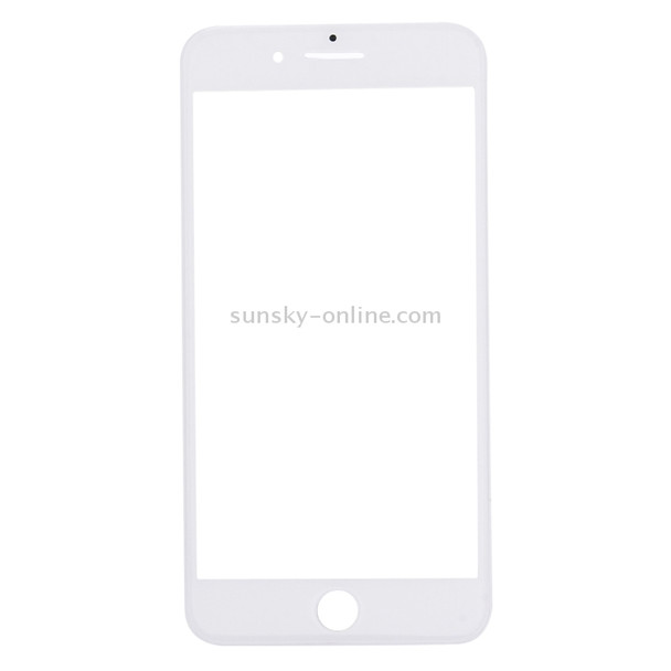 2 in 1 for iPhone 7 (Original Front Screen Outer Glass Lens + Original Frame)(White)