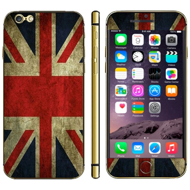 UK Flag Pattern Mobile Phone Decal Stickers for iPhone 6 Plus & 6S Plus