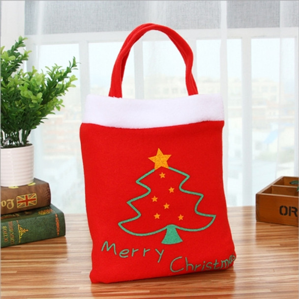 10 PCS Christmas Eve Decoration Backpack Gift Bag(Christmas Tree)