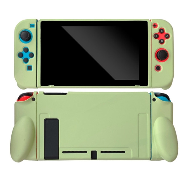 For Nintendo Switch Pure Color Shockproof TPU Case(Green)