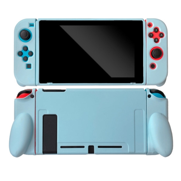 For Nintendo Switch Pure Color Shockproof TPU Case(Blue)