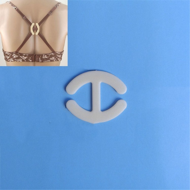 100 PCS Underwear Accessories Bra Non-slip Buckle Invisible Buckle, Style:I-shaped(Complexion)