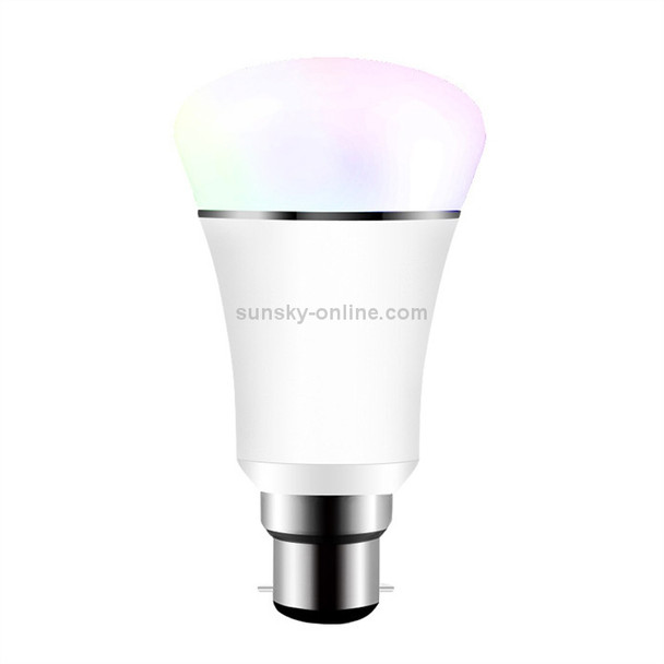 B22 7W RGBW WiFi Smart LED Light Bulb, 6000K LED Lamp Works with Alexa & Google Home, AC 85-265V