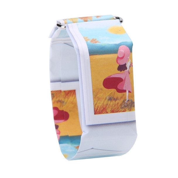 5 PCS Waterproof Electronic Paper Watch for Children and Student(Album Girl)