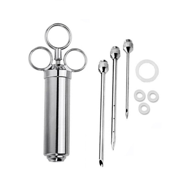 8 in 1 Stainless Steel Seasoning Turkey Syringe Kitchen Seasoning Syringe