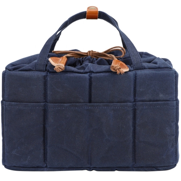 K707 Portable SLR Lens Liner Bag Camera Storage Bag(Navy Blue)