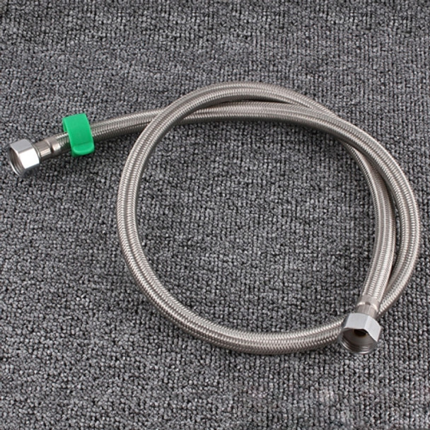 2 PCS 2m Steel Hat 304 Stainless Steel Metal Knitting Hose Toilet Water Heater Hot And Cold Water High Pressure Pipe 4/8 inch DN15 Connecting Pipe