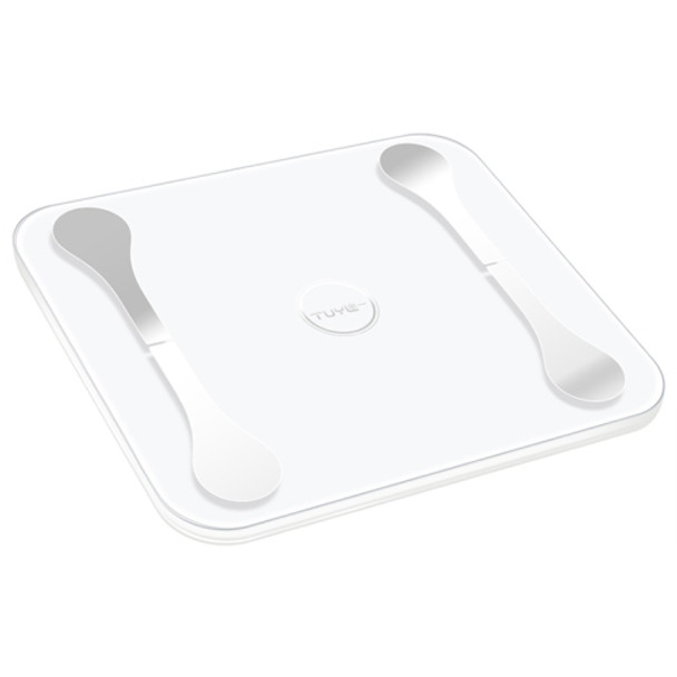 TUY Multifunctional Bluetooth Smart USB Mini Electronic Scale Weight Scale, Style:USB Charging Version(White)