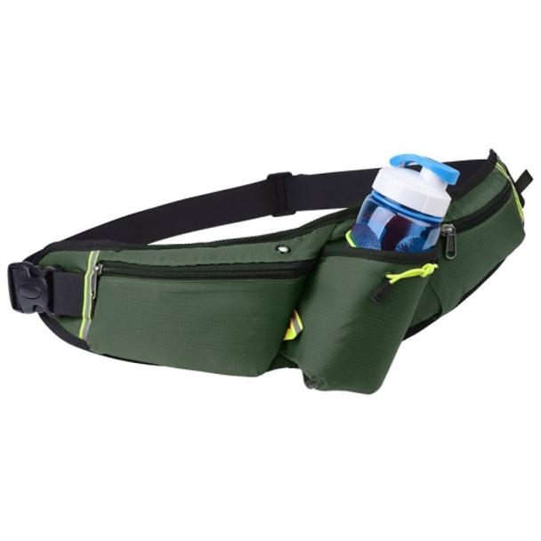 Outdoor Sports Water Bottle Waist Bag Multifunctional Fitness Running Mobile Phone Invisible Waist Bag(Army Green)