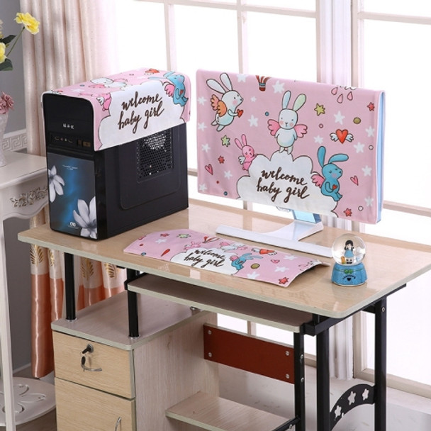 Desktop Computer LCD Monitor Cloth Dust-proof Cover, Size:19 inch(Flying Rabbit)