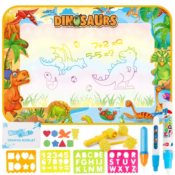 Children Luminous Magic Graffiti Water Drawing Mat, Size: 100 x 70cm, Style: Complete Set