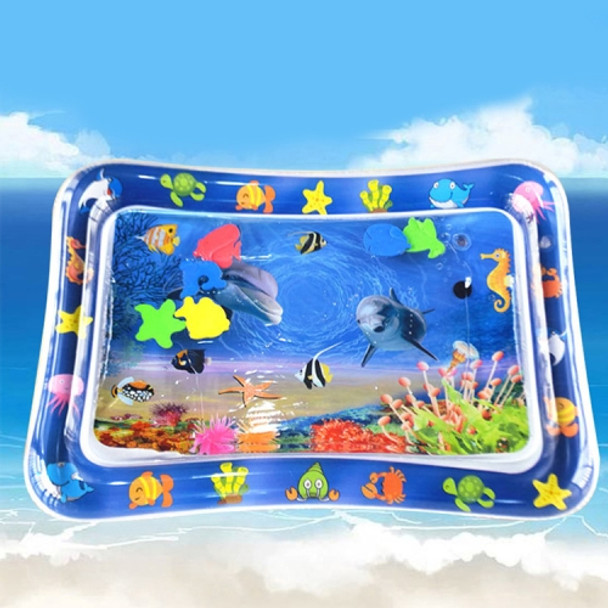 Pat Water Pad Baby Spray Water Pad Inflatable Water Pad Marine Life Mat Ice Pad, Specification: Boxed Package(Dolphin Fish)