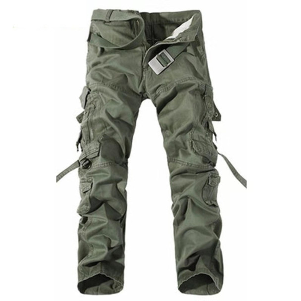 Men Casual Straight-leg Overalls (Color:Army Green Size:34)
