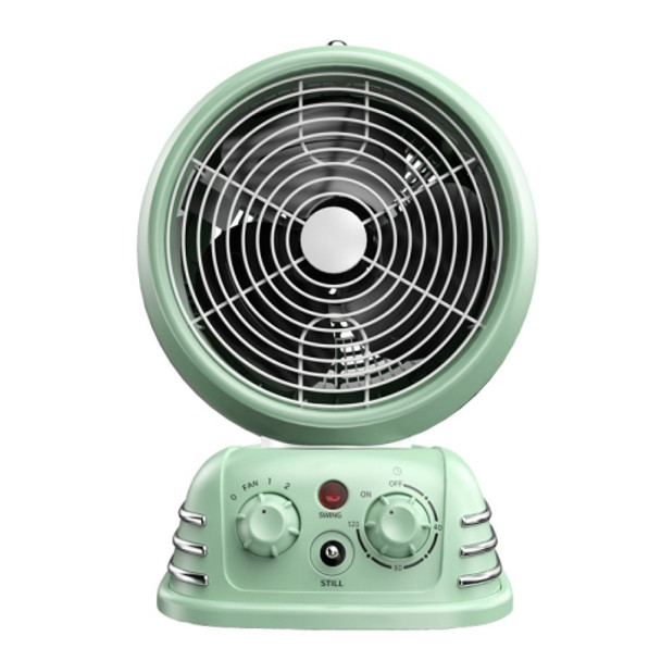 Office And Home Desktop Heaters Small Heaters Fast Electric Heaters Warm And Cold Dual Purpose, CN Plug(Aurora Green)