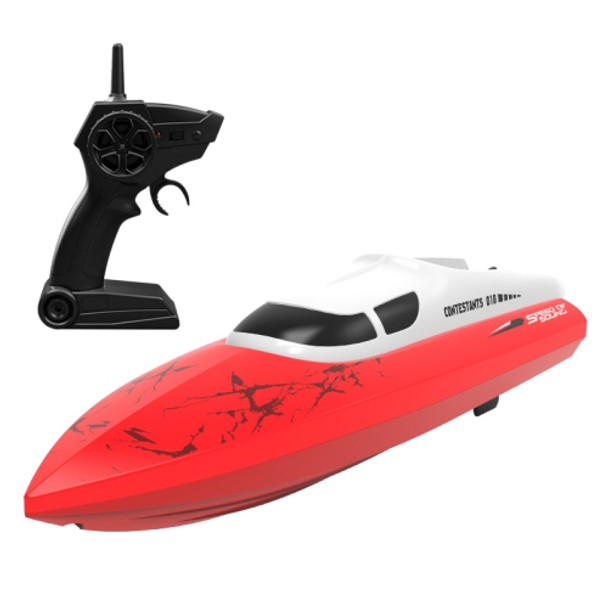 Wireless Electric Remote Control Boat Children Toy Mini Water Speedboat, Colour: Red