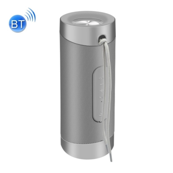 Mini Wireless Bluetooth Speaker Outdoor Subwoofer Portable Card Desktop Audio, Colour: Ultimate Silver Gray