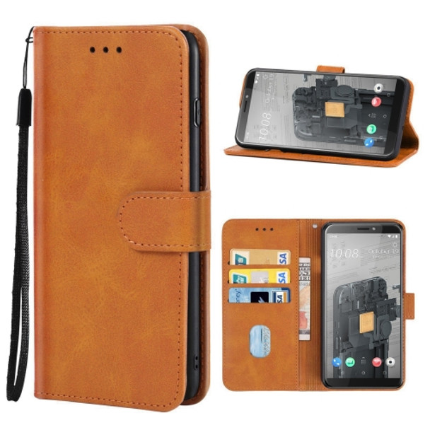 Leather Phone Case For HTC EXODUS 1s(Brown)