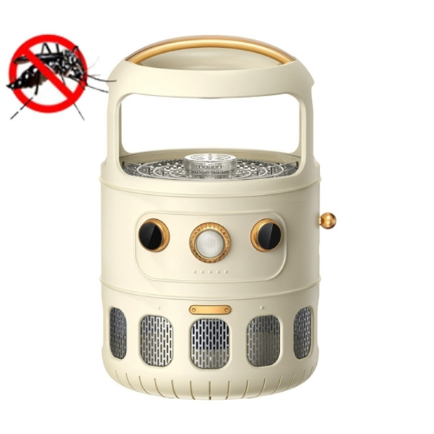 ZH278 Photocatalyst Mosquito Killer Lamp Inhalation Electric Shock Mosquito Killer Lamp(Cream Color)