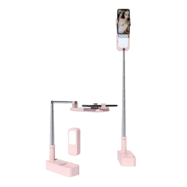 V6 360-Degree Rotating Double-Sided Light-Filling Live Bracket(Pink)