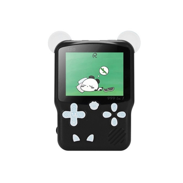 I50 999 in 1 Children Cat Ears Handheld Game Console, Style: Singles (Black)