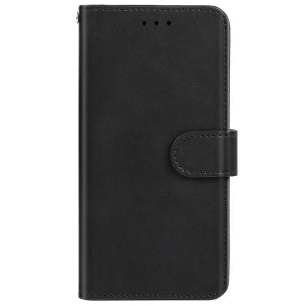 Leather Phone Case For Wiko Rainbow Lite(Black)