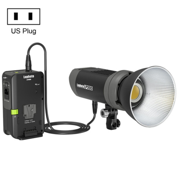 Lophoto LP-200 200W Continuous Light LED Studio Video Fill Light(US Plug)