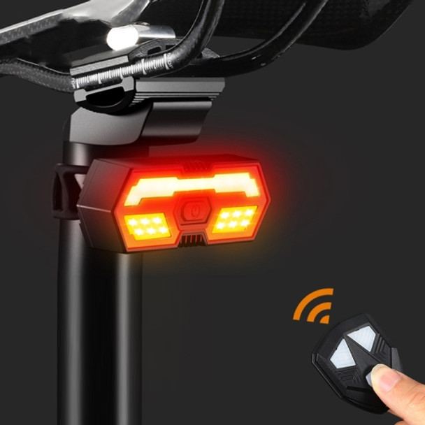 WEST BIKING Bicycle Remote Control Tail Light With Horn Tone(Black)