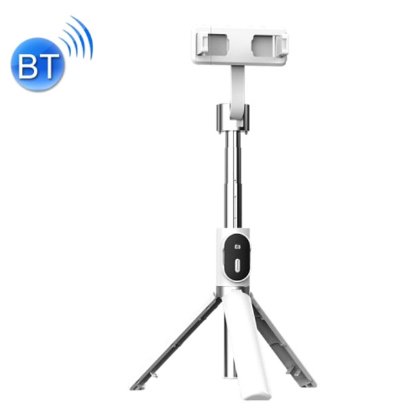 P60 Fill Light Bluetooth Mobile Phone Selfie Stick(White)