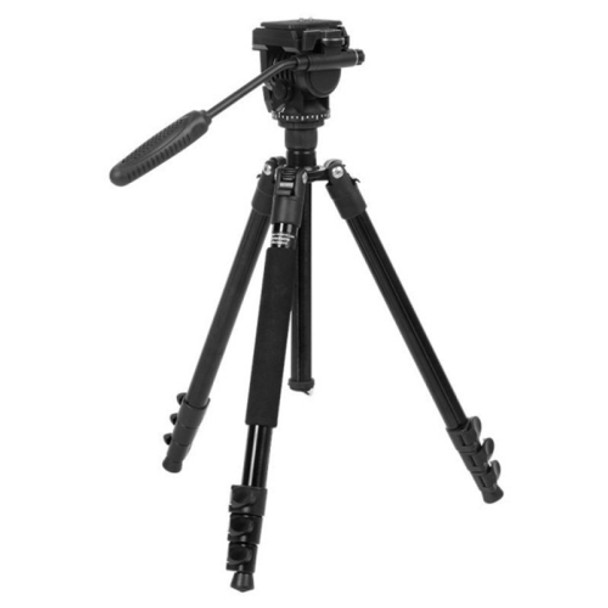 TRIOPO K2808 Aluminum Tripod Mount with HY-350 Heavy Duty Damping Head (Black)