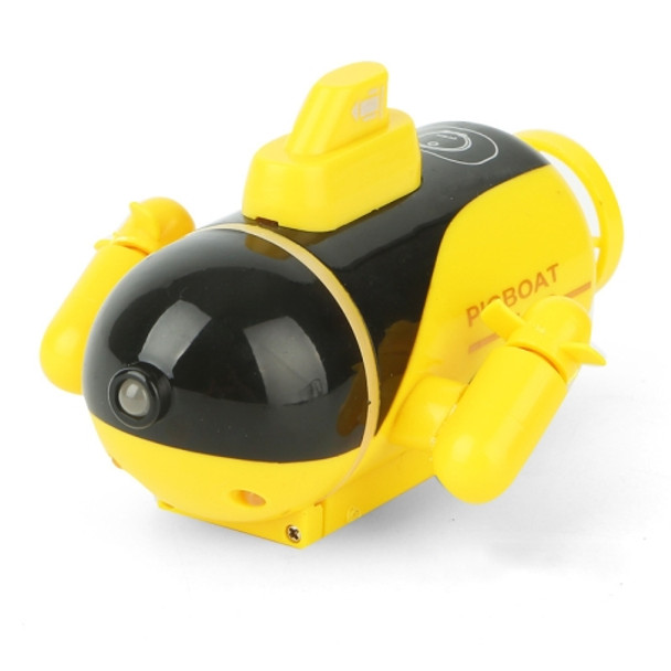 777-219 Mini Remote Control Submarine Small Remote Control Boat(Yellow)