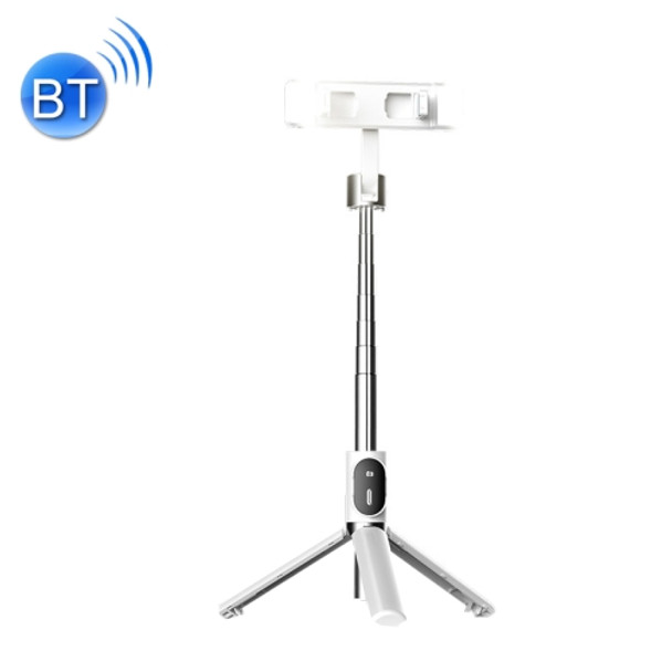 P60D-2 Fill Light Bluetooth Mobile Phone Selfie Stick(White)