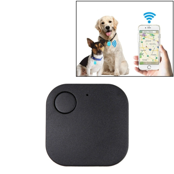 Portable Mini Square Anti Lost Device Smart Bluetooth Remote Anti Theft Keychain Alarm(Black)