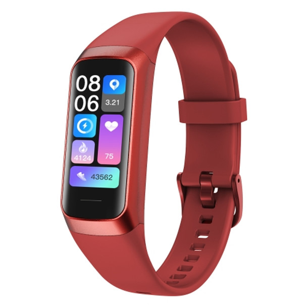 C60 IP67 Waterproof 1.1 inch Smart Fitness Band(Red)