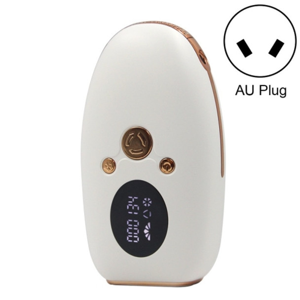 IPL02 Quartz Tube Freezing Point Full Body Laser Hair Removal Device For Women, Specification:AU Plug(White)