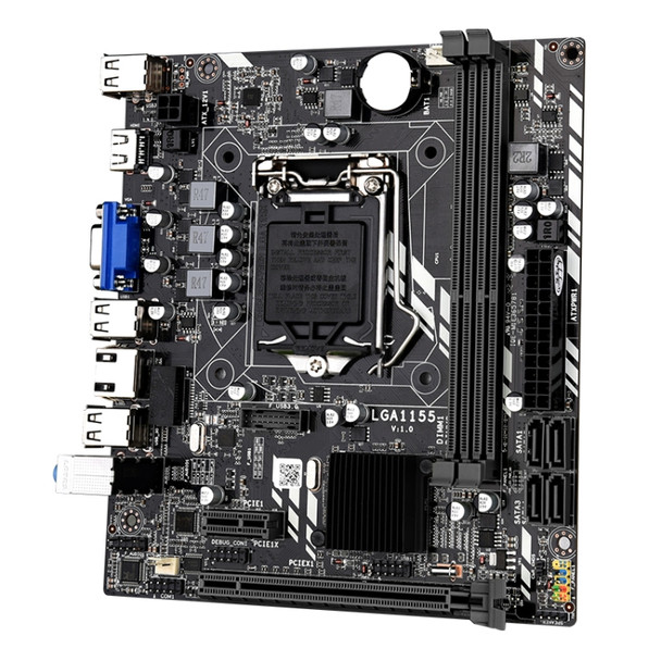 H61M 16G DDR3 x 2 All Solid State Motherboard