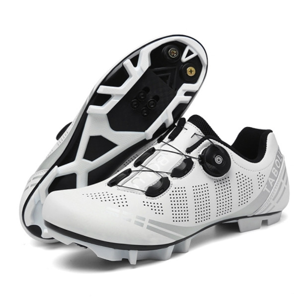 T27 Cycling Breathable Power-Assisted Mountain Bicycle Shoes, Size: 37(Mountain-White)