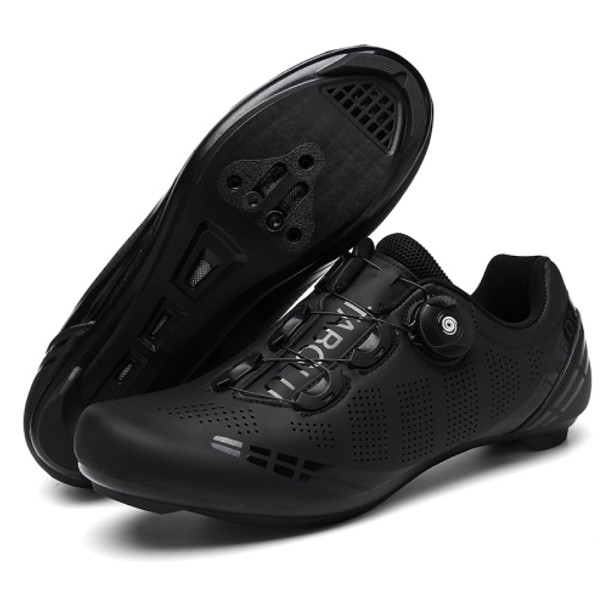 T27 Cycling Breathable Power-Assisted Mountain Bicycle Shoes, Size: 47(Highway-Black)