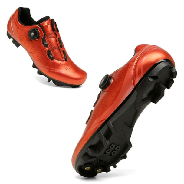 A35 Riding-Assisted Dazzle Color Bicycle Shoes, Size: 45(Mountain-Red)