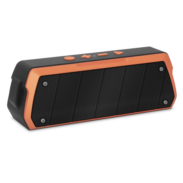 NewRixing NR-5000 IPX5 High Fidelity Bluetooth Speaker, Support Hands-free Call / TF Card / FM / U Disk(Orange)
