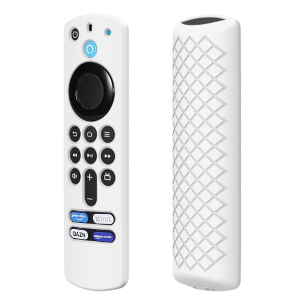 2 PCS Silicone Shell For Alexa Voice Remote 3rd Gen&TV Stick 3rd Gen(White)
