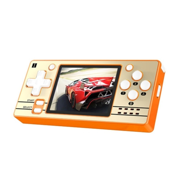 Q20 16GB 2.4-Inch Screen Linux OS Mini Handheld Game Console(Orange)