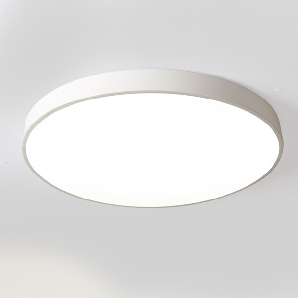 Macaron LED Round Ceiling Lamp, Stepless Dimming, Size:50cm(White)