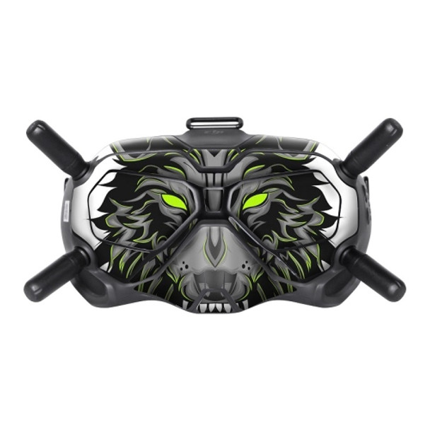 Sunnylife FV-TZ453 PVC Anti-Scratch And Non-Sticky Protective Sticker For DJI FPV Goggles V2(7 Shadow Lion King)